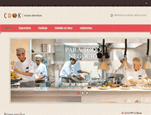 Tablet Screenshot of cookinsumos.com